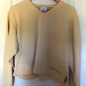 YELLOW champion sweatshirt